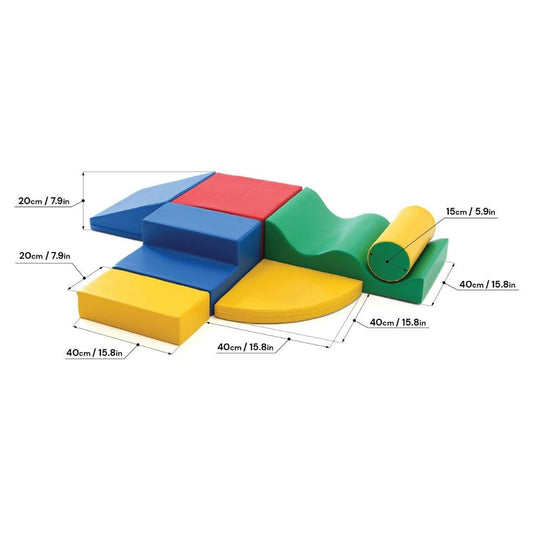 Soft Play Bundle - Explorer with Wedge Multicolor-1