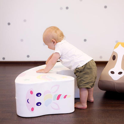 Soft Play Ride On Toy - Unicorn-3